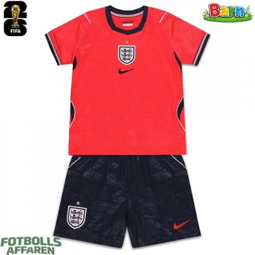 England Bortaställ Barn VM 2026 Kortärmad (+ Korta byxor)